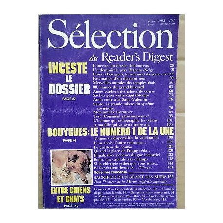 Sélection du Reader's Digest Nº 492 Mai 1988