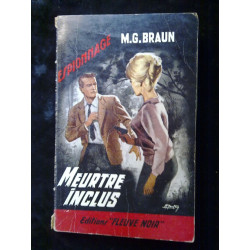 m g braun Meurtre inclus Fleuve Noir Espionnage n356
