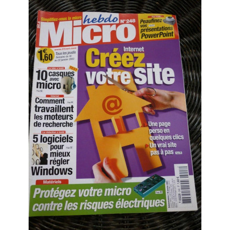 HEBDO MICRO n248 16 janvier 2003