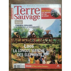 Terre Sauvage n184 Juin 2003 Laos La longue marche des éléphants