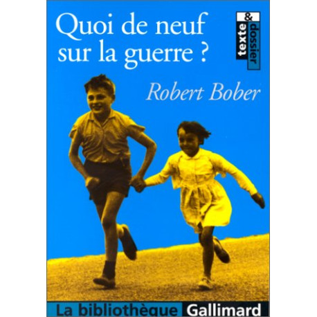 Quoi de neuf sur la guerre