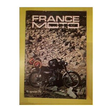 France Moto Revue de La f f m Nº83 Janvier 1975