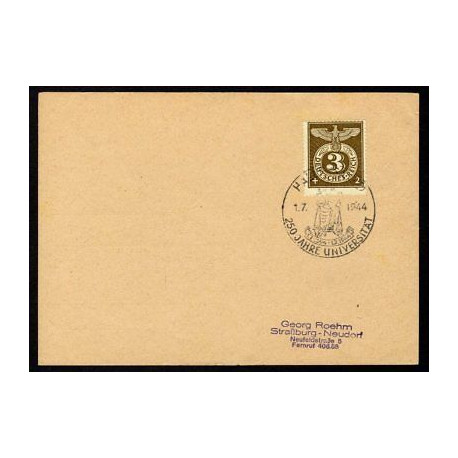 Allemagne n 762 Yv. cachet WW2 HALLE Mi. 830