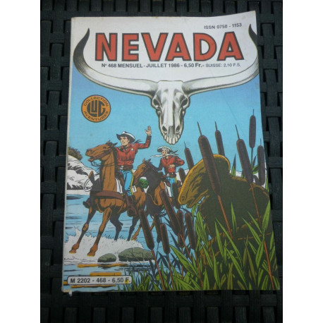 Nevada mensuel n468 le petit ranger n40editions lug 071986