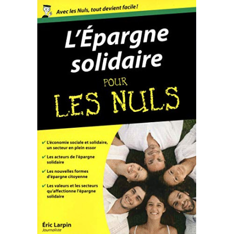 L'Epargne solidaire poche Pour les Nuls