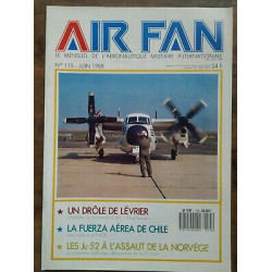 Air Fan Le Mensuel de L'aeronautique Militaire Nº 115 Juin 1988