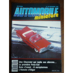 Automobile miniature n52 SEPTEMBRE 1988 modélisme