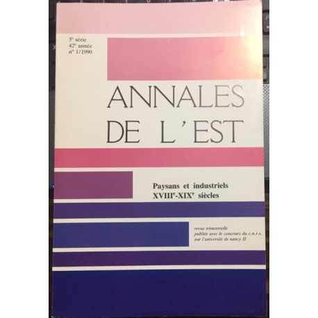 N°1/1990 REVUE TRIMESTRIELLE