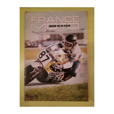 France Moto Revue de La f f m Nº86 Juin 1975