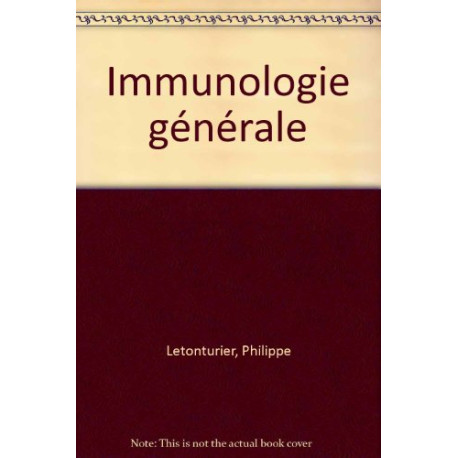 Immunologie générale