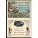 Lot de 4 AQUARELLES de J. TOUCHET Laboratoires Denis Chansons...