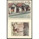 Lot de 4 AQUARELLES de J. TOUCHET Laboratoires Denis Chansons...