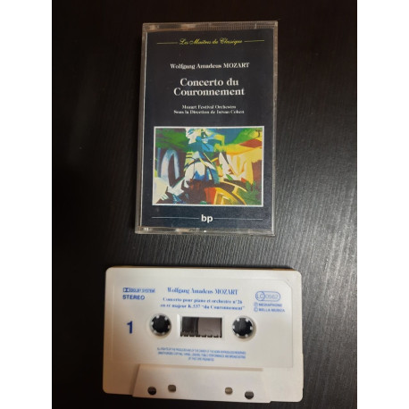 K7 Audio : Wolfgang Amadeus Mozart - Concerto du Couronnement