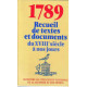 1789 Recueil de textes et documents du XVIIIe siècle à nos jours...