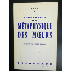 kant Fondements de la Métaphysique des moers