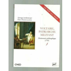 Puf Voltaire Altvater Militant Diccionario Impresión Arte 1769