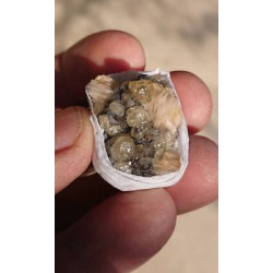 Cerusite sur barytine et galène BCG6 27gr 33mmx23mm
