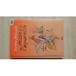 Univers féériques au dessin et à l'aquarelle Edigo avec dvd