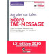 Annales corrigées du Score IAE - Message : Sujets corrigés des 4...