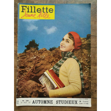 Fillette jeune fille n589 31 Octobre 1957