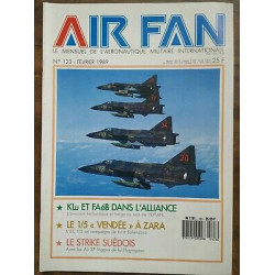 Air Fan Le Mensuel de L'aeronautique Militaire Nº 123 Fevrier 1989