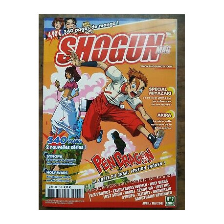 Shogun Mag Nº 7 Pen Dragon avril mai 2007