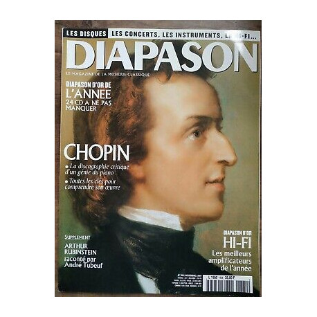 Diapason Le Magazine de la Musique Classique Nº 464 Novembre 1999