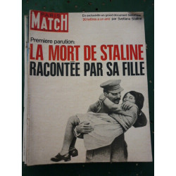 PARIS MATCH n962 du 16 septembre 1967 la mort de Staline racontée...