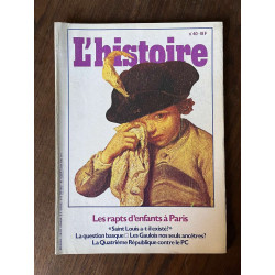 L'Histoire N40 Les rapts d'enfants à Paris