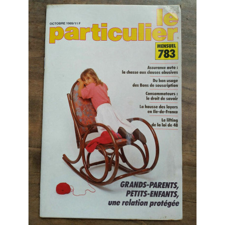 Le Particulier n783 Octobre 1989