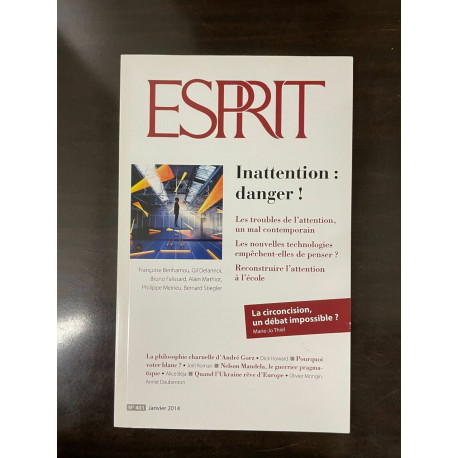 Revue Esprit n 401 Janvier 2014