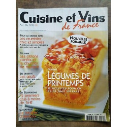 Cuisine et Vins de France Nº 85 avrilmai 2002
