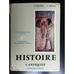 e personne p ménard Histoire l'antiquité