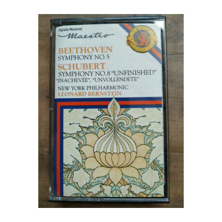 Beethoven Sonates No 5 - Leonard Bernstein Cassette Audio-K7 CBS