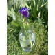Vase en cristal avec motif floral taillé à la main Hauteur 22 cm...