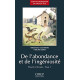 De l'abondance et de l'ingéniosité