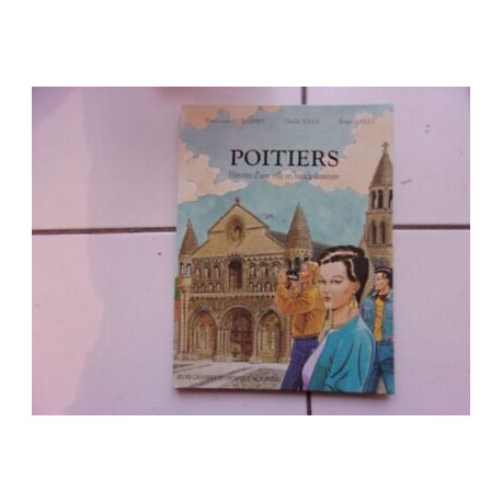 Bd Poitiers Histoire di una Città in Filo Fumetto Segno Virgolette...