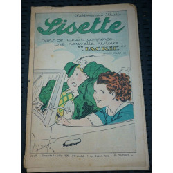 Lisette n29 19ème année Dimanche 16 Juillet 1939 Nouvelle histoire...