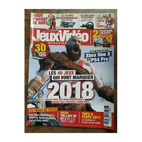 Jeux Vidéo Magazine Nº 203 Décembre 2017