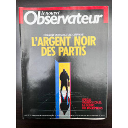 Le Nouvel Observateur N1108 - L'argent noir des partis
