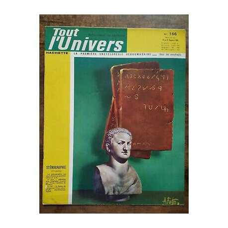 Tout l'Univers Nº 166 hachette 24 au 31 Décembre 1965