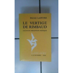 LE VERTIGE DE RIMBAUD clé d'une perception poétique