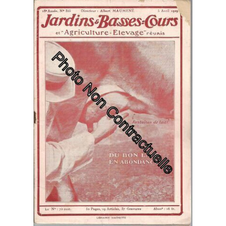 Jardins Et Basses-Cours N° 355 : Du Bon Lait En Abondance