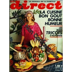 En Direct N° 17 Du 01/10/1969 - La Cuisine Bon Gout Bonne Humeur -...