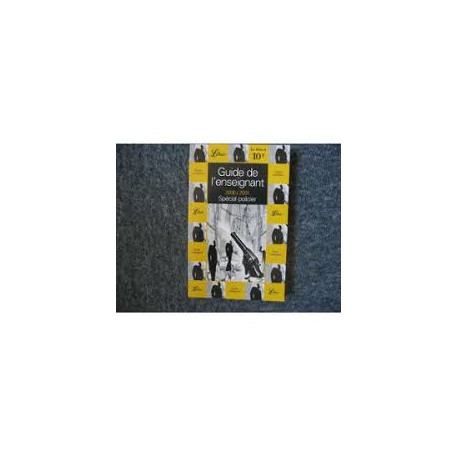 Guide de l'enseignant 2000/2001 spécial policier