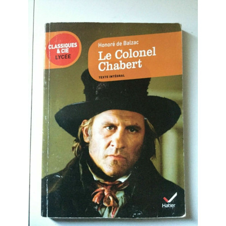 Honoré de balzacle Colonel Chabert hatier