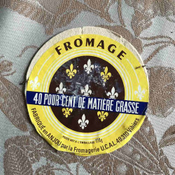 Fromage 40 pour cent de matière grasse