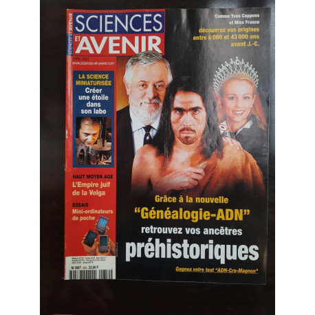 Sciences et Avenir n 650 généalogie adn Avril 2001