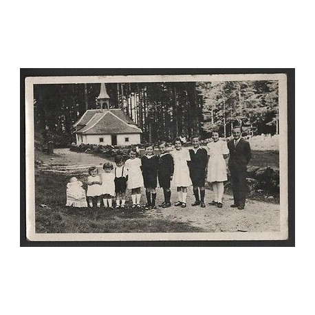 CPA 88 VENTRON Vosges Ermitage Frère Joseph La Famille LEDUC carte...