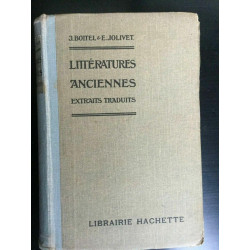 J. Boitel E. Jolivet Littératures Anciennes Hachette